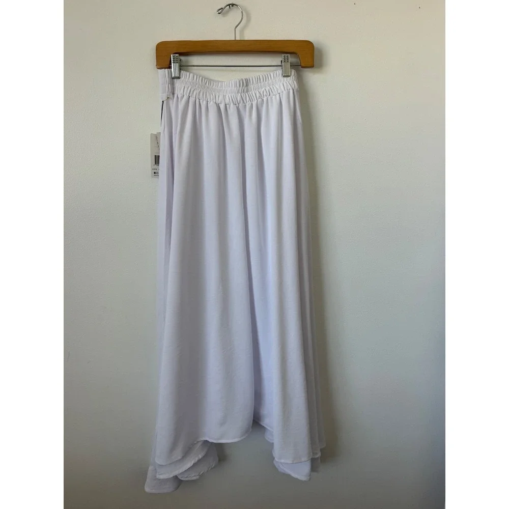 Love University 2-Piece Set – White Cropped Top & Maxi Skirt – Women's Size S - Picture 8 of 9
